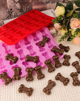 Paw Print Silicone Mold Dog Treat Mold Silicone Dog Paw Mold Dog Cat Animal Paw Mold for Homemade Dog Treats,Soap,Candy Silicone Baking Mold 4 Pieces