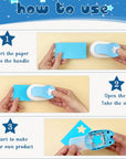 Set 3 Star Paper Punch 0.3'' / 0.63'' / 1'', Scrapbooking Hole Punches Crafting, Design for Office Supplies, Card Making, DIY Photo Album.