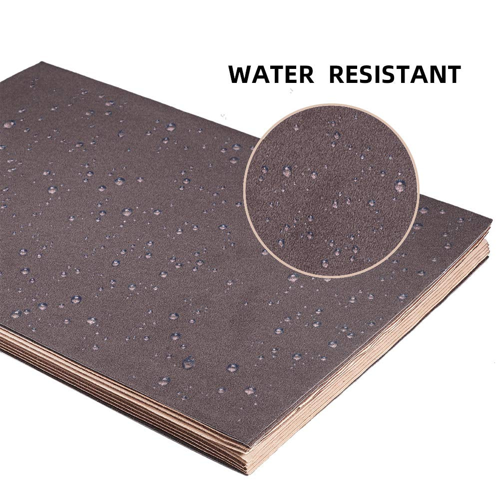 20PCS Velvet (Gray) Fabric Sticky Back Adhesive Back Sheets, A4 Sheet (7.8" X 11.6"), Self-Adhesive, Durable and Water Resistant, Multi-Purpose, Ideal for Art and Craft Making