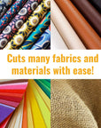 45Mm Rotary Cutter Blades - (15 Pack) Fits Fiskars, Olfa, Martelli Blades and More - Studio Fabric Cutter Wheel for Fabric & Paper