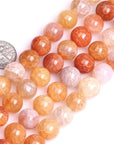 12Mm Natural Indian Agate Beads round Gemstone Loose Beads for Jewelry Making (31-33Pcs/Strand)