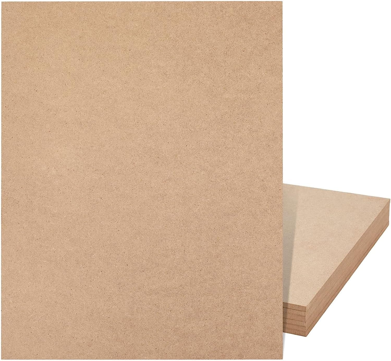 1/4 in MDF Wood Chipboard Sheets for Crafts, Engraving, Painting (11X14 In, 6 Pack)