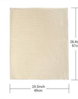 Tufting Cloth Punch Needle Fabric, Embroidery Fabric, Monks Cloth for Punch Needle Embroidery Rug-Punch & Pinch Needle, 26.4 X 19.3 Inch