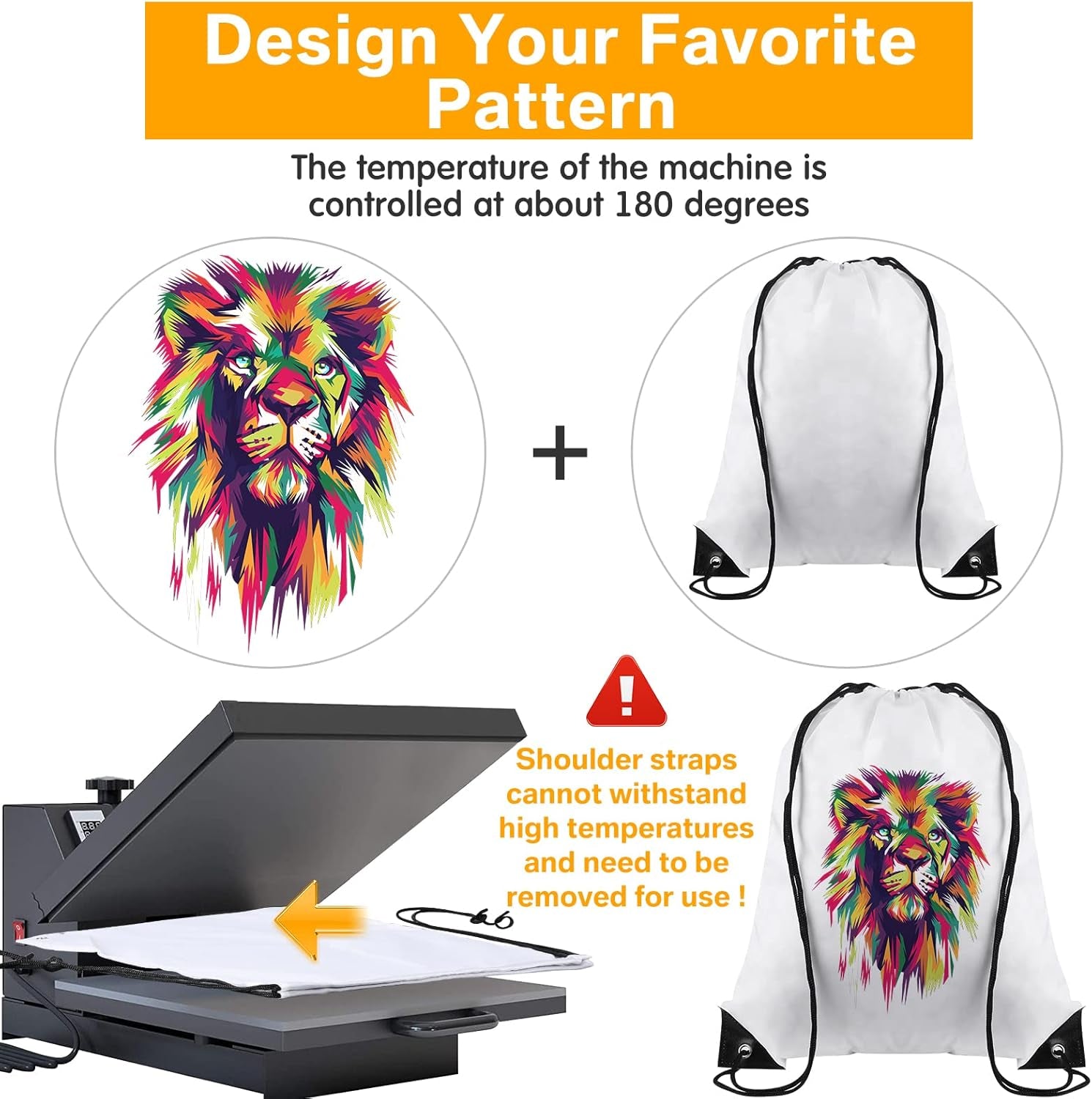 30 Pcs Blank Sublimation Drawstring Bags Drawstring Backpack Bulk Heat Press Reusable Sublimation Bags Cinch Bag Sackpack for Gym Sport DIY Craft Operation Christmas, White