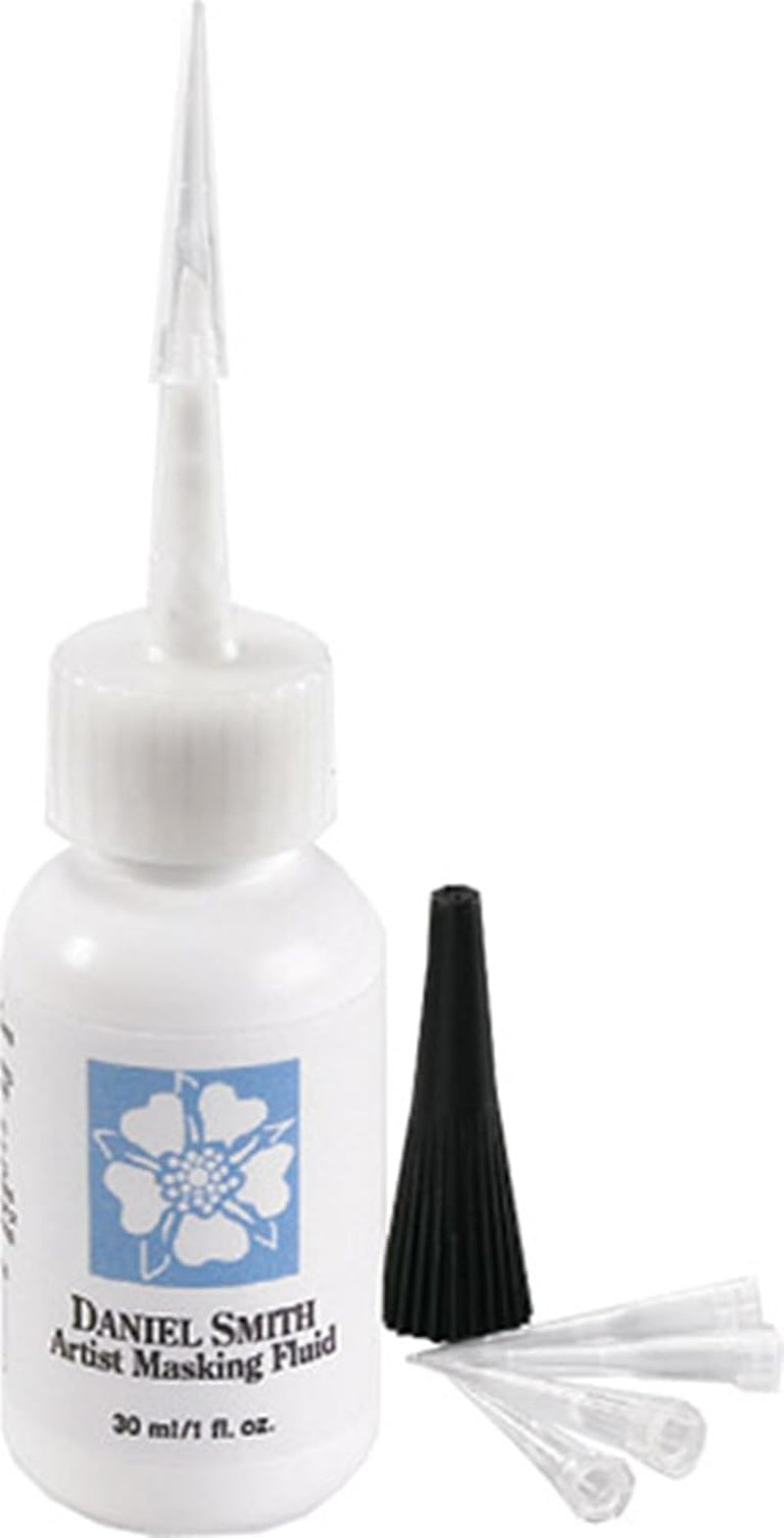 1Oz Bottle with 5 Applicator Tips, Artist Masking Fluid, 284075001 , White