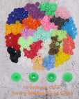 1440Pcs Plastic Snap Buttons No-Sew Snap Fasteners T5 Snaps with Snaps Pliers Kit for Clothing Sewing,Rain Coat,Bibs,Clothes Crafting(24 Colors,360Sets)
