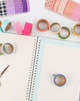 50 Rolls Washi Tape Set, Decorative Adhesive Tape for Scrapbook, Arts & Crafts, Journals, and Planners, Each Rolls 5Yd Total 250Yd (Pink)