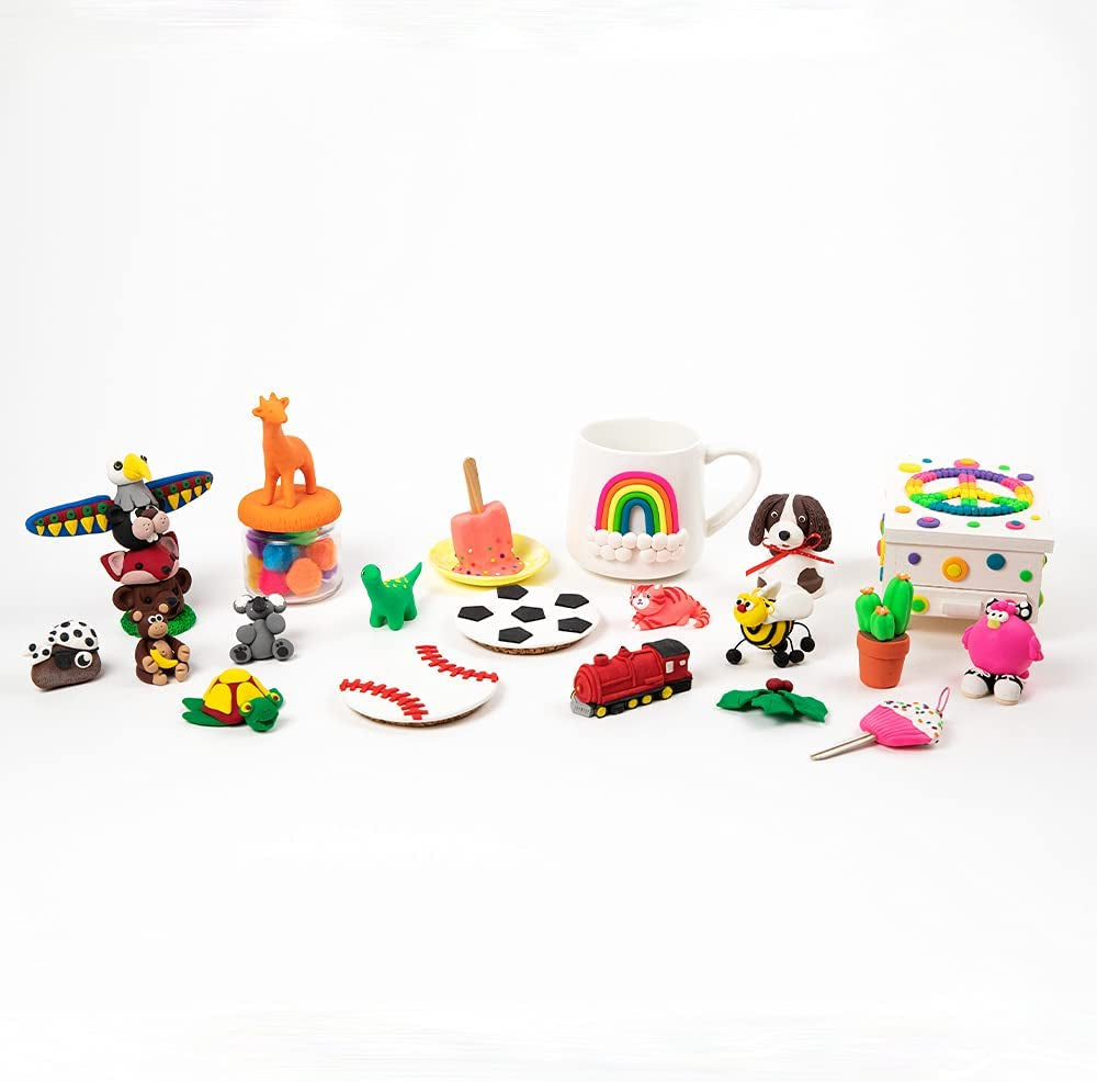 III 12 Classic Colors of Polymer Oven-Bake Clay, Non Toxic 12 Oz.,Great for Modeling, Sculpting, Holiday, DIY &amp; School Projects.Great for Kids &amp; Beginners!