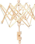 Wooden Umbrella Swift Yarn Winder - Knitting Umbrella 24" Swift Yarn Winder Holder, 1Pcs Swift Yarn Winder