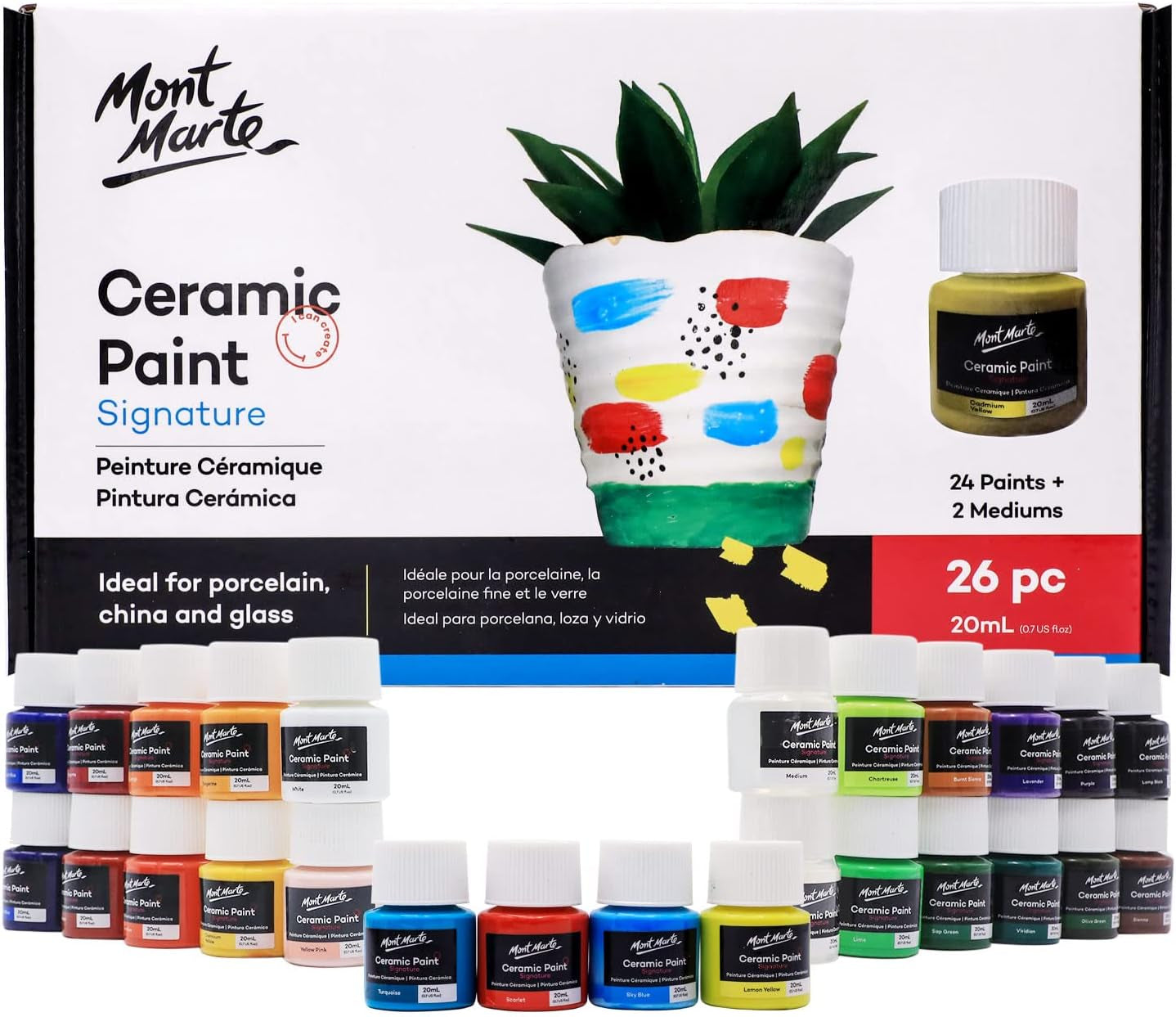 Ceramic Liquid Paint 6Pce X 20Ml