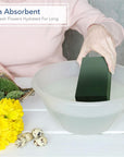Floral Foam Blocks Wet Dry for Fresh or Artificial Flower Arrangements, Florist Styrafoam Bricks, 6 Pcs, Green