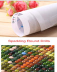 Winter Cardinals Christmas Diamond Art Painting Kits for Adults - Full Drill Diamond Art Paintings for Beginners, round 5D Paint with Diamonds Gem Art Painting Kits DIY Adult Crafts 12X16Inch