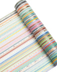 60 Rolls Skinny Washi Tape Set Gold Foil Masking Thin Basic Patterns Decorative Tapes for Arts, DIY Crafts, Journals, Planners, Scrapbook, Wrapping