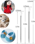 35Pcs Yarn Needle Tapestry Needles,Darning Needle Yarn Needles,Big Eye Blunt Knitting Needles with Stitch Markers for Knitting Crocheting