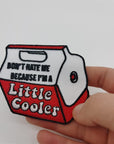 Don'T Hate Me Because I'M a Little Cooler Embroidered Patch Iron on Sew on Words Patch DIY Accessory Punk Skull Cool Patches for Backpacks Jackets Clothes