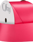 Offray 1.5" Wide Single Face Satin Ribbon, 4 Yds, 1-1/2 Inch X 12 Feet, Shocking Pink