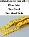 3Pcs Tape Measure 300Cm/120 Inch Double-Scale Soft Tape Measuring Body Weight Loss Body Measurement Sewing Tailor Cloth Ruler Dressmaker Flexible Ruler Tape Measure, HEAVY DUTY