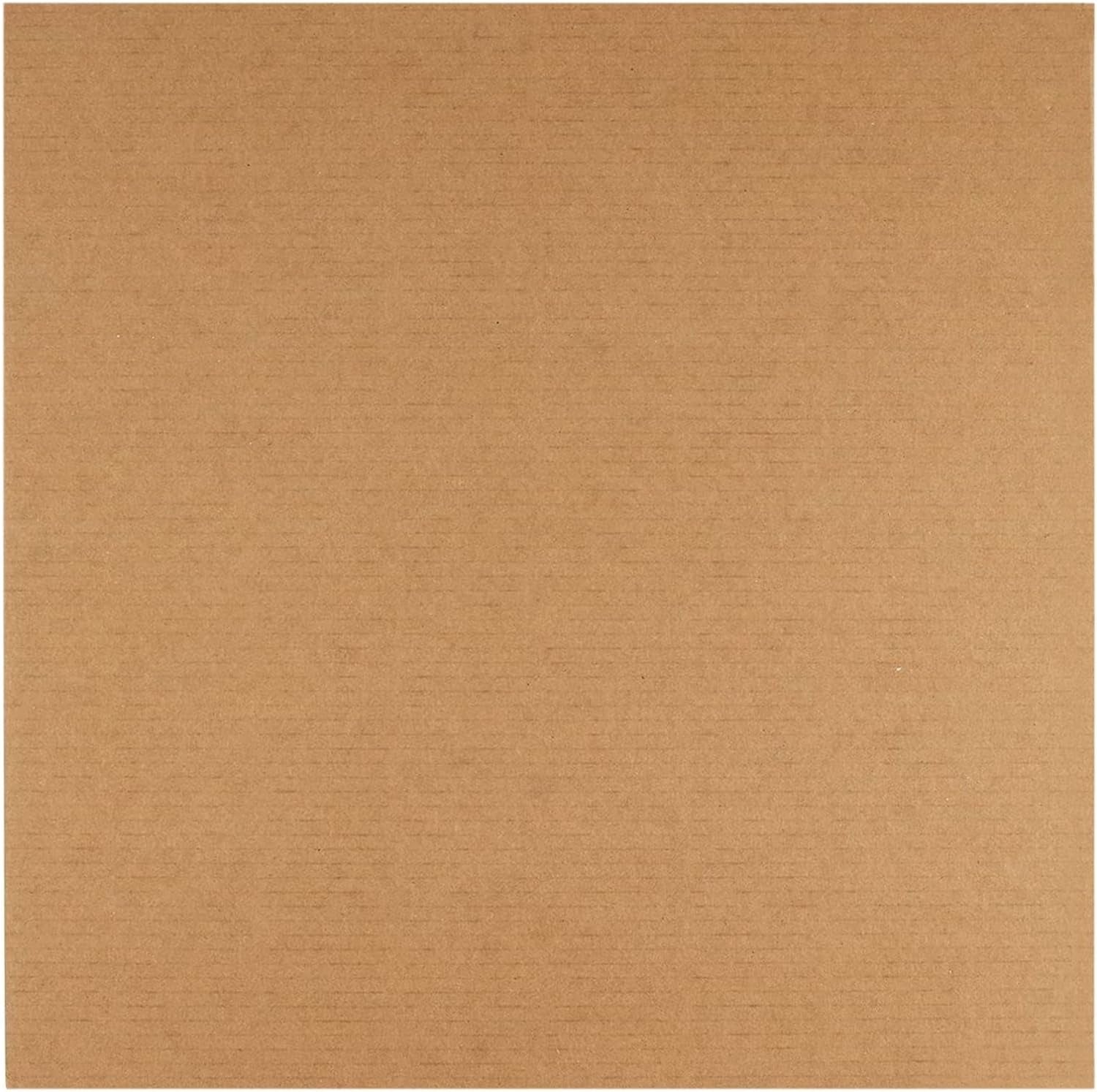 24 Pack Corrugated Cardboard Sheets 12X12, Flat Square Card Board Inserts for Packaging, DIY Crafts