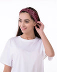 3PCS Boho Headbands Leopard Hair Bands Knotted Turban Wraps Stripe Cloth Elegant