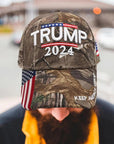 Trump 2024 Keep America Great Baseball Cap Embroidery MGA Hat Donald Trump Patriots President Hat for Trump Supporter Truck Caps