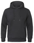 Autumn Winter Men Fleece Warm Mens Sweatshirt Casual Solid Color Streetwear Pullovers Sport School Fashion Hot Sale Hoodies