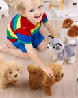 Adorable Walking & Barking Plush Puppy: Interactive Electronic Pet Toy for Kids
