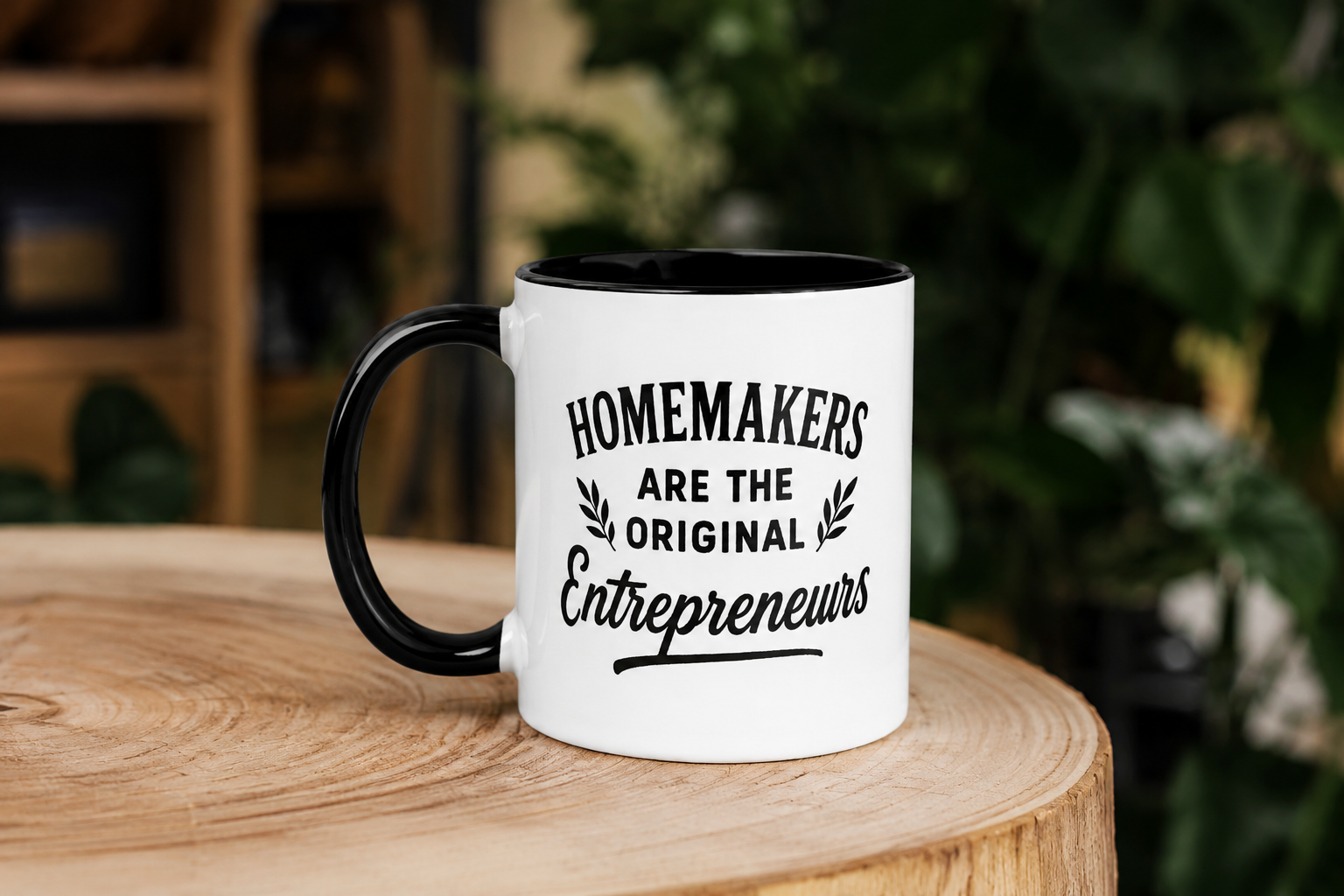 White Ceramic Mug with Color Inside