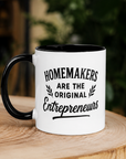 White Ceramic Mug with Color Inside