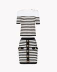 O Neck Striped Set
