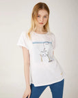 Biggdesign Faces Hope Womens Crew Neck T-Shirt