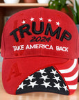 Trump 2024 Keep America Great Baseball Cap Embroidery MGA Hat Donald Trump Patriots President Hat for Trump Supporter Truck Caps