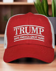 Trump 2024 Keep America Great Baseball Cap Embroidery MGA Hat Donald Trump Patriots President Hat for Trump Supporter Truck Caps