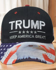 Trump 2024 Keep America Great Baseball Cap Embroidery MGA Hat Donald Trump Patriots President Hat for Trump Supporter Truck Caps