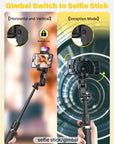 AOCHUAN M2PRO Gimbal Stabilizer – Perfect for Smooth, Professional Smartphone Videos