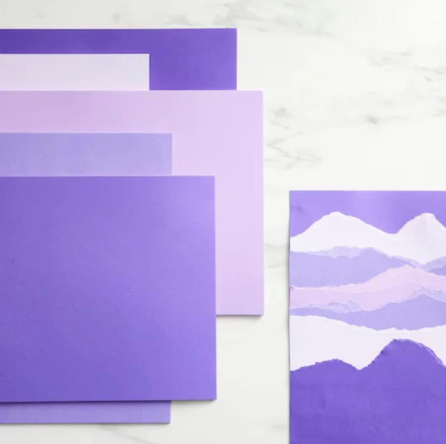 Cardstock Paper, 8 1/2" X 11" Purple Passion