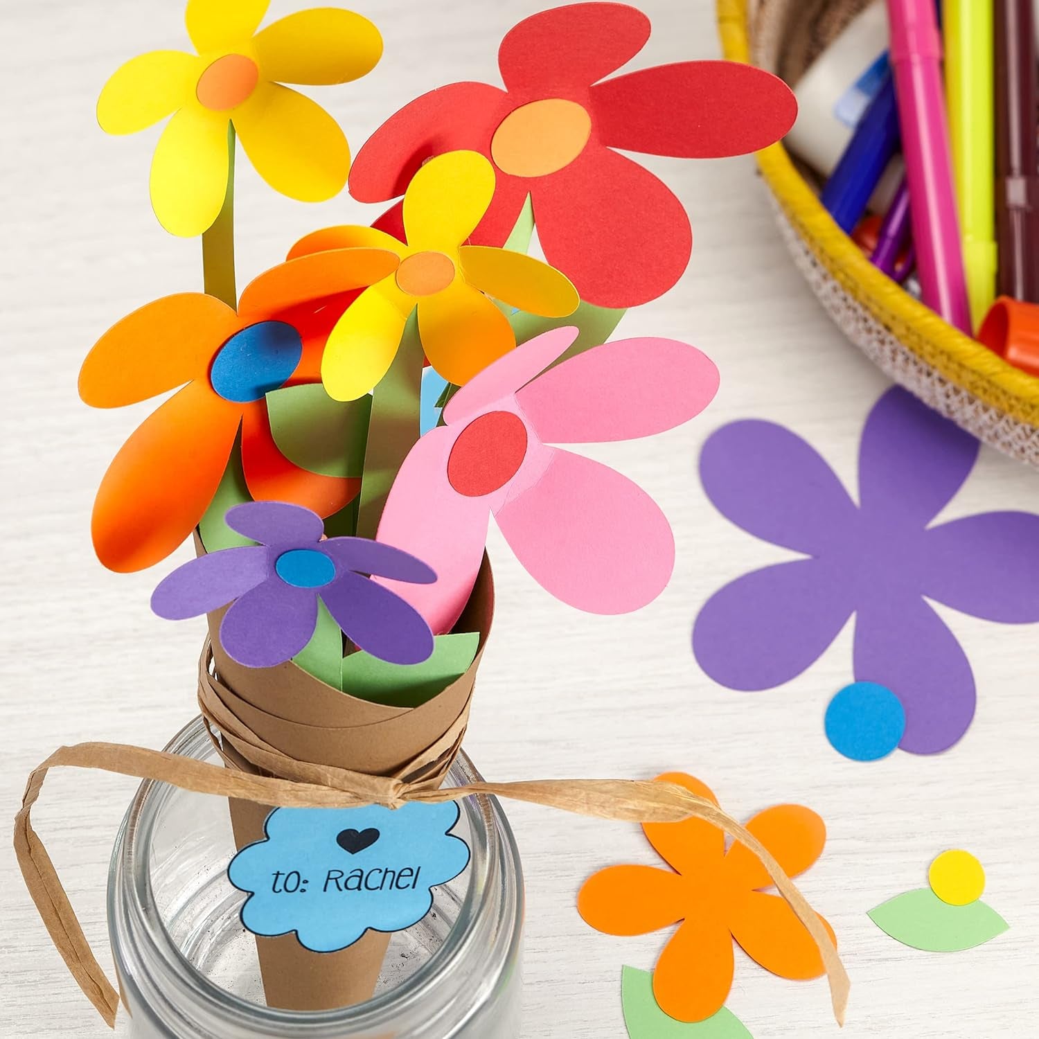 Crafting Cardstock, 12" X 12", 65 Lb/176 Gsm, 10-Color Delightful Assortment, 100 Sheets (91039)