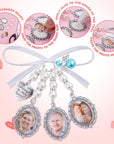 Wedding Bouquet Charm Bouquet Photo Charms Bridal Lacy Oval Bridal Charms You Are Always in My Heart DIY Bouquet Picture Charm for Wedding Memory Friend Gift