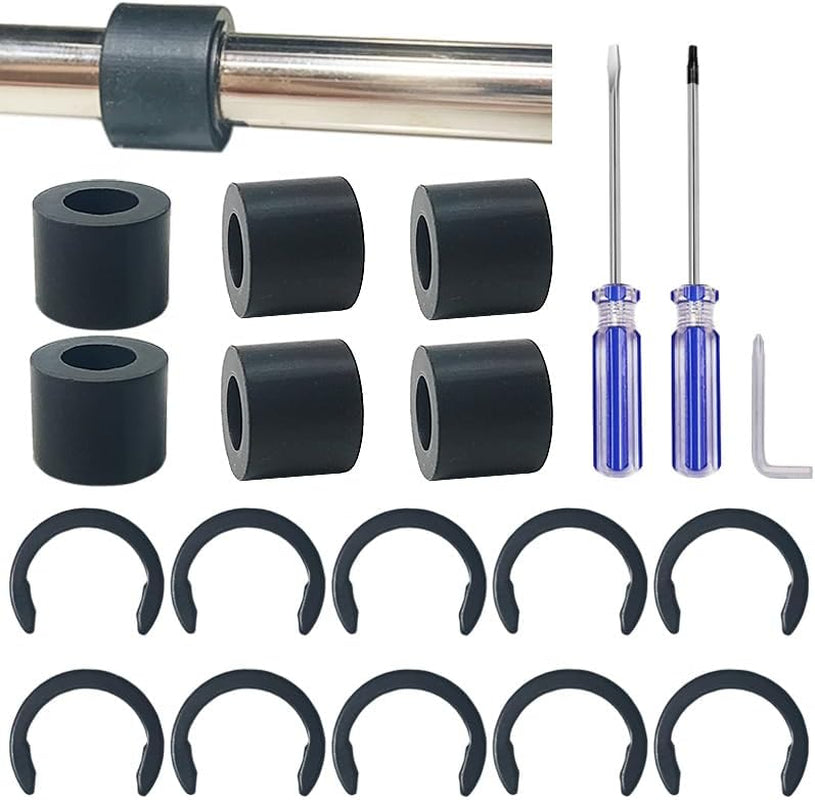 Rubber Roller Replacement Set, Mat Guide Rubbers, Retaining Rings for Cricut Repair Accessories, Complete Repair Kits Compatible with Cricut Maker/Maker 3 Only