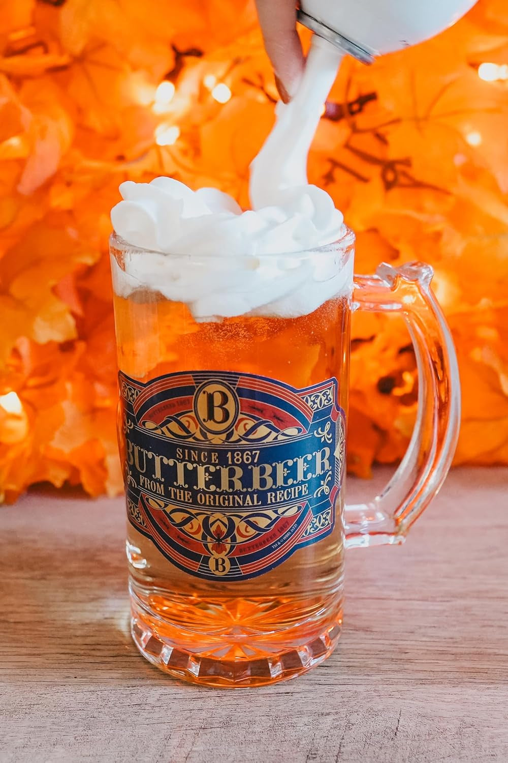 Harry Potter Butterbeer Decals with Gold Foil Accents, Set of 40 Decals, Officially Licensed, Waterproof and Scratch Resistant, Potterfy All the Things