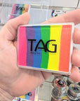 TAG Face and Body Paint Split Cake 50G Neon Rainbow