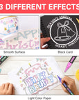 48 Outline Markers for Teen Girl Gifts Trendy Stuff, Glitter Markers Metallic Markers for Doodle Writing,Crafts for Girls 8-12