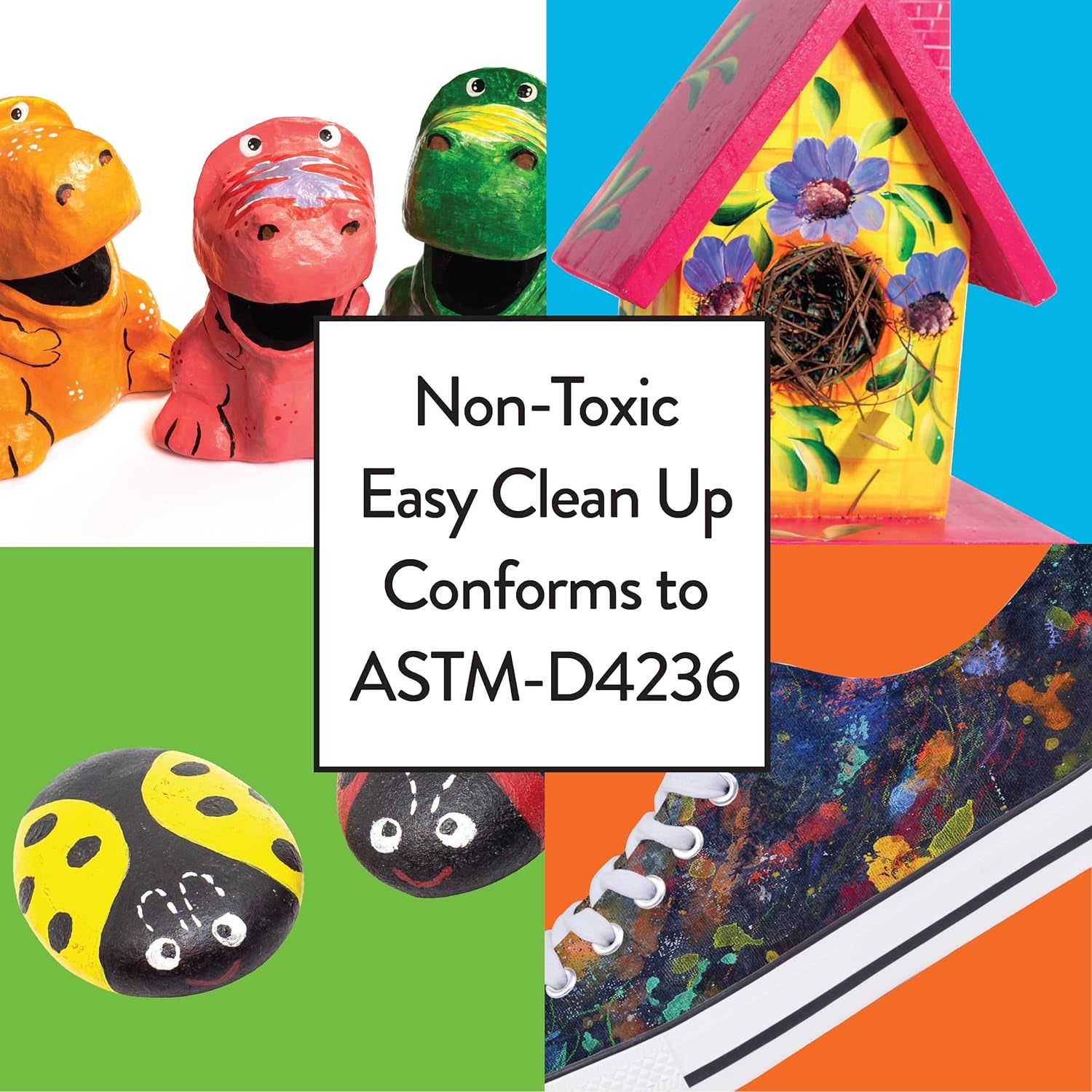 Palmer 2Oz 16 Color Acrylic Paint Set, Perfect Color Selection