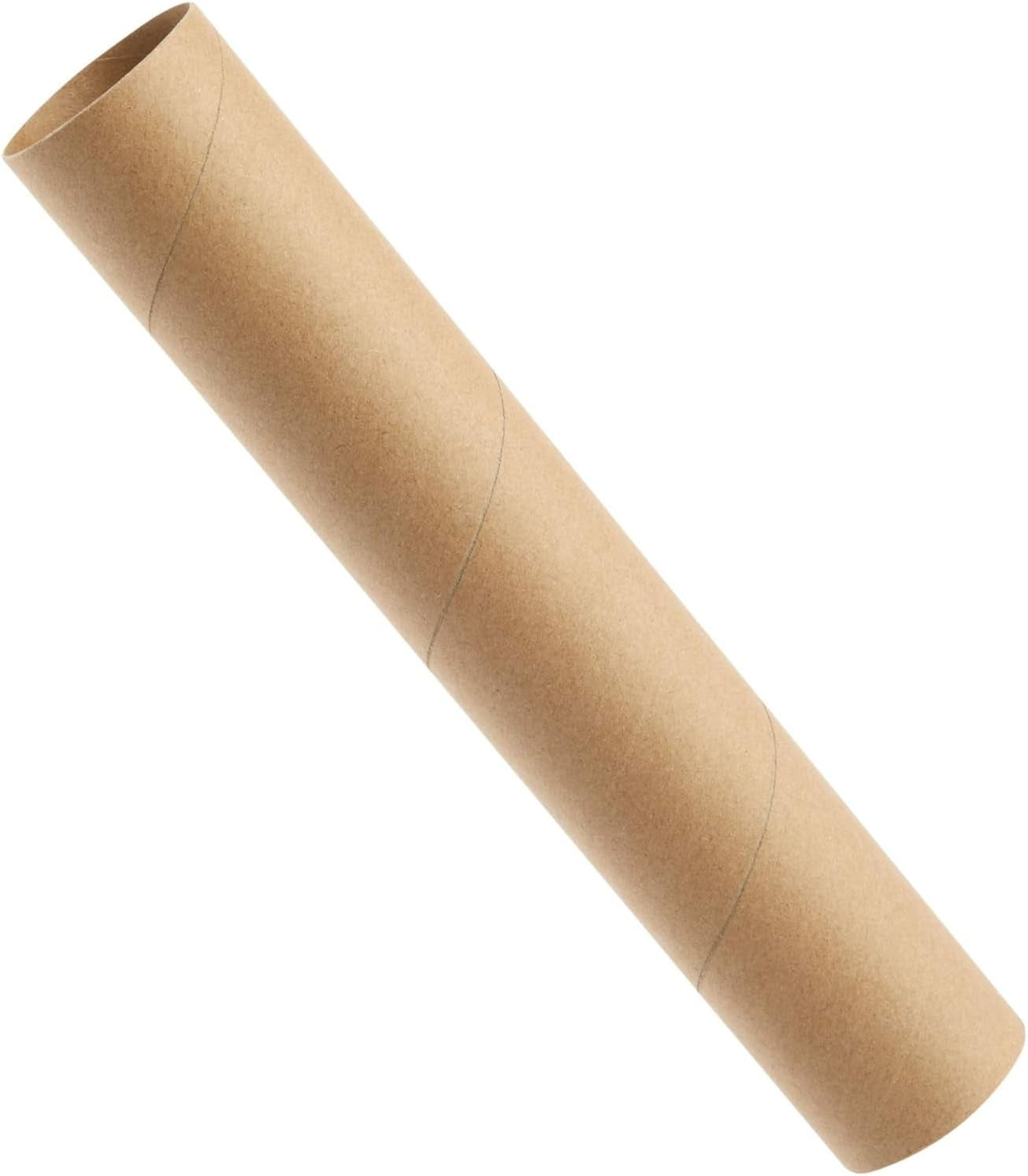 12 Pack Cardboard Tubes for Crafts, Brown Rolls for DIY Projects, Classroom (1.75 X 10 In)