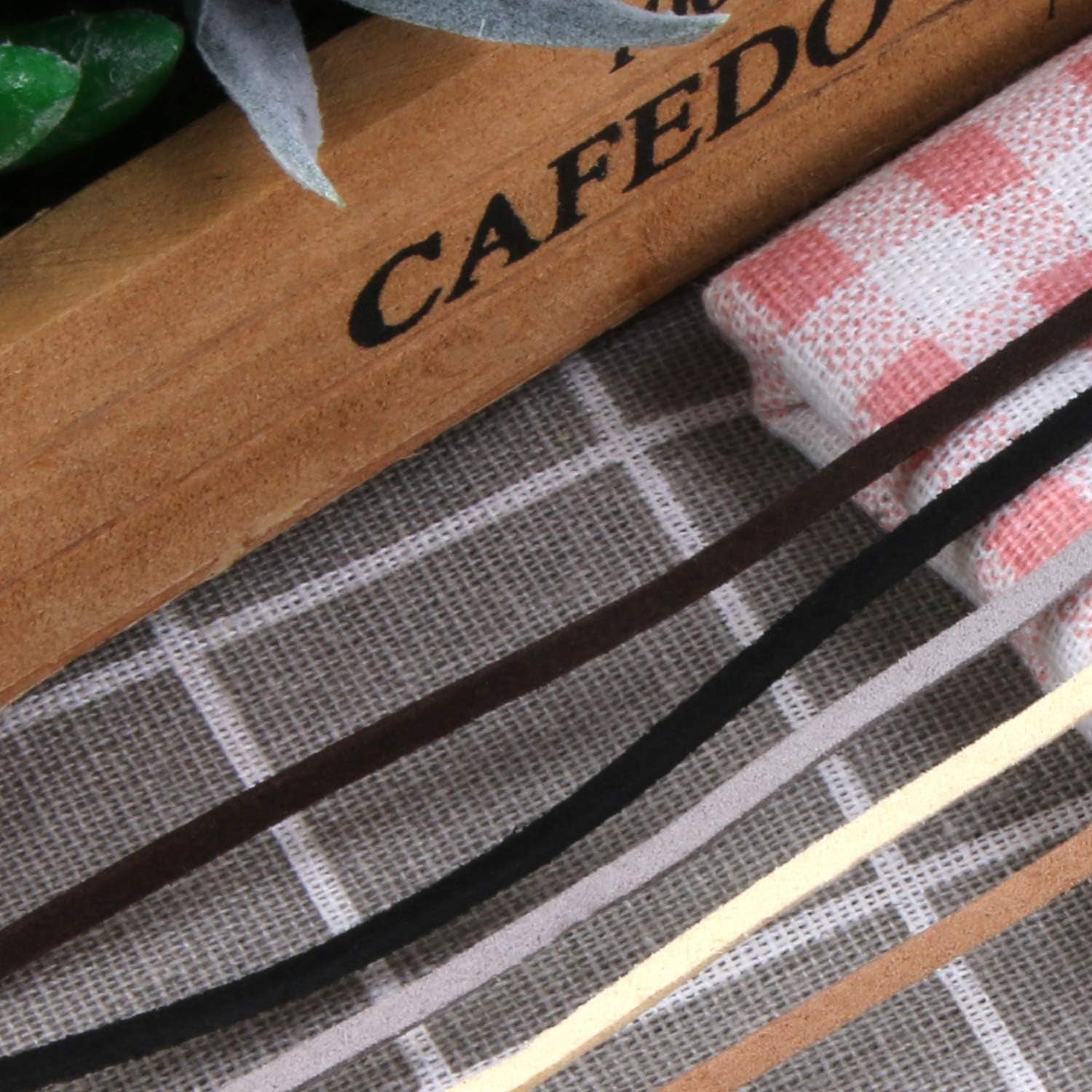 5 Colors Suede Cord Faux Leather Cord String Rope Thread for Bracelet Necklace Beading Jewelry DIY Crafts, 11 Yards of Each Color