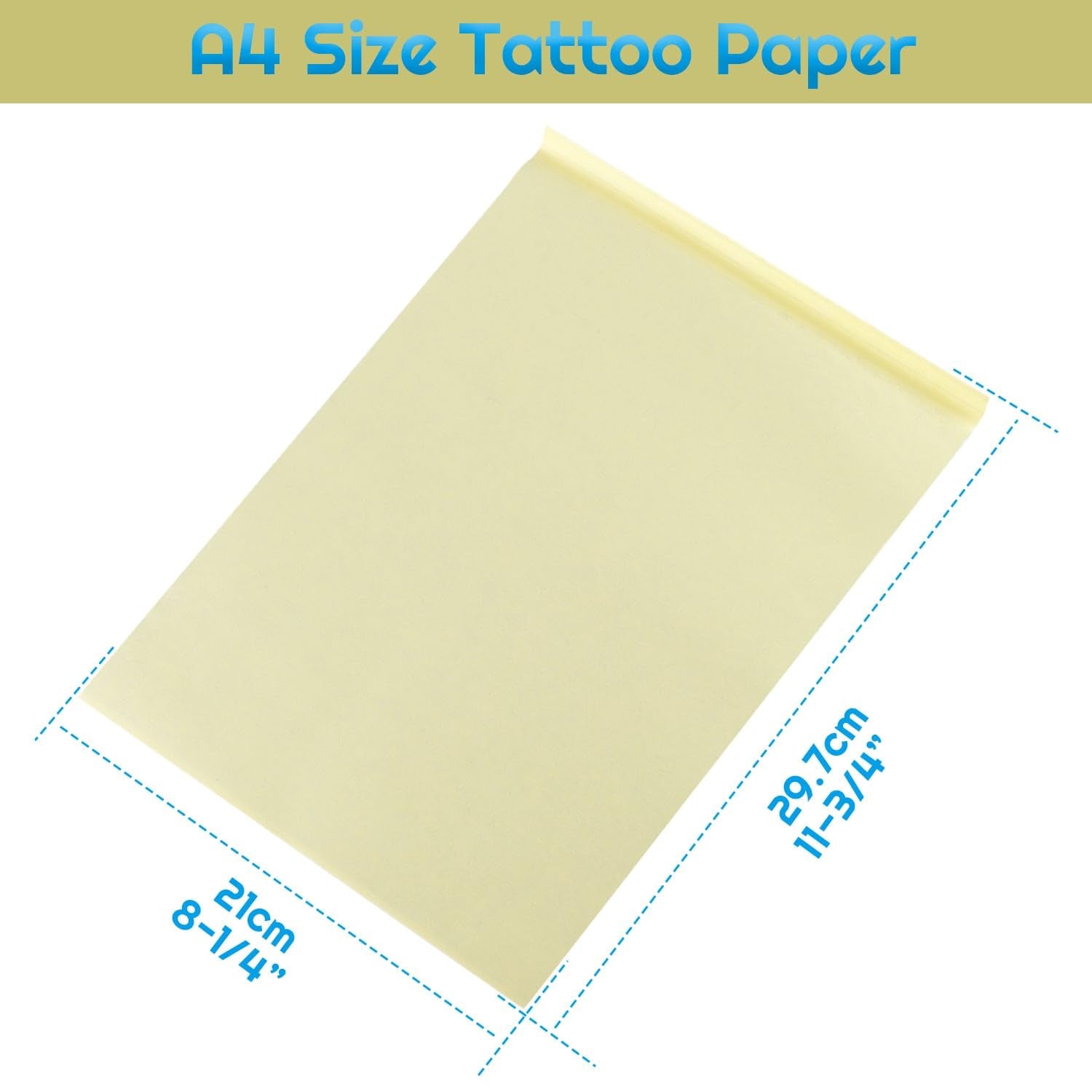 Tattoo Transfer Paper,  35 Sheets Stencil Transfer Paper for Tattooing, A4 Size