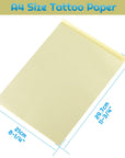 Tattoo Transfer Paper,  35 Sheets Stencil Transfer Paper for Tattooing, A4 Size