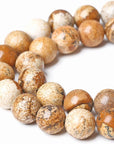 12Mm Natural Indian Agate Beads round Gemstone Loose Beads for Jewelry Making (31-33Pcs/Strand)