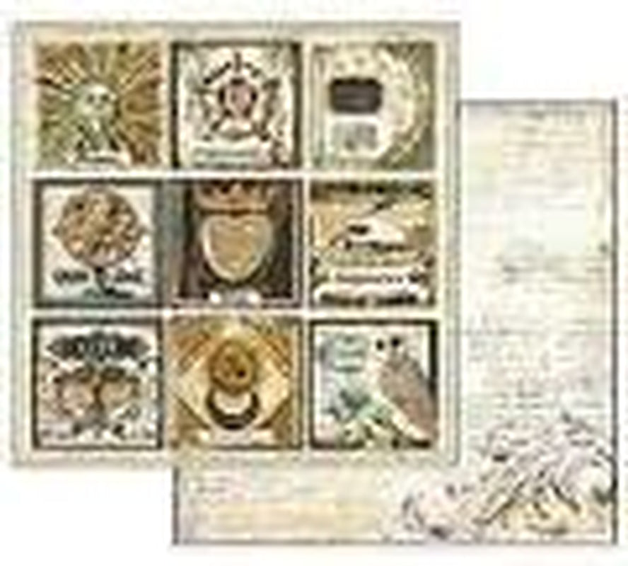 Intl Paper Pad 10 Sheets Double-Sided Alchemy, 30.5 X 30.5 (12" X 12"), Multicoloured