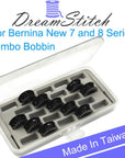Bobbin Case for Bernina New 7 and 8 Series Jumbo Bobbin Sewing Bobbin Storage Case and Saver Holds 23 Bobbins Box Organizer - Gray