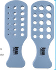 Wire Chain Drawplate, Durable Plastic with Handle, 2 Paddles, 33 Holes - Diameter Range 1.5 – 14.5Mm – Smooth, Shape and Condense Knitted, Crocheted, Woven or Braided Wire